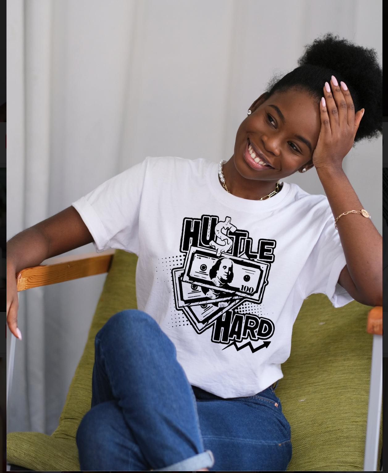 Hustle hard tees