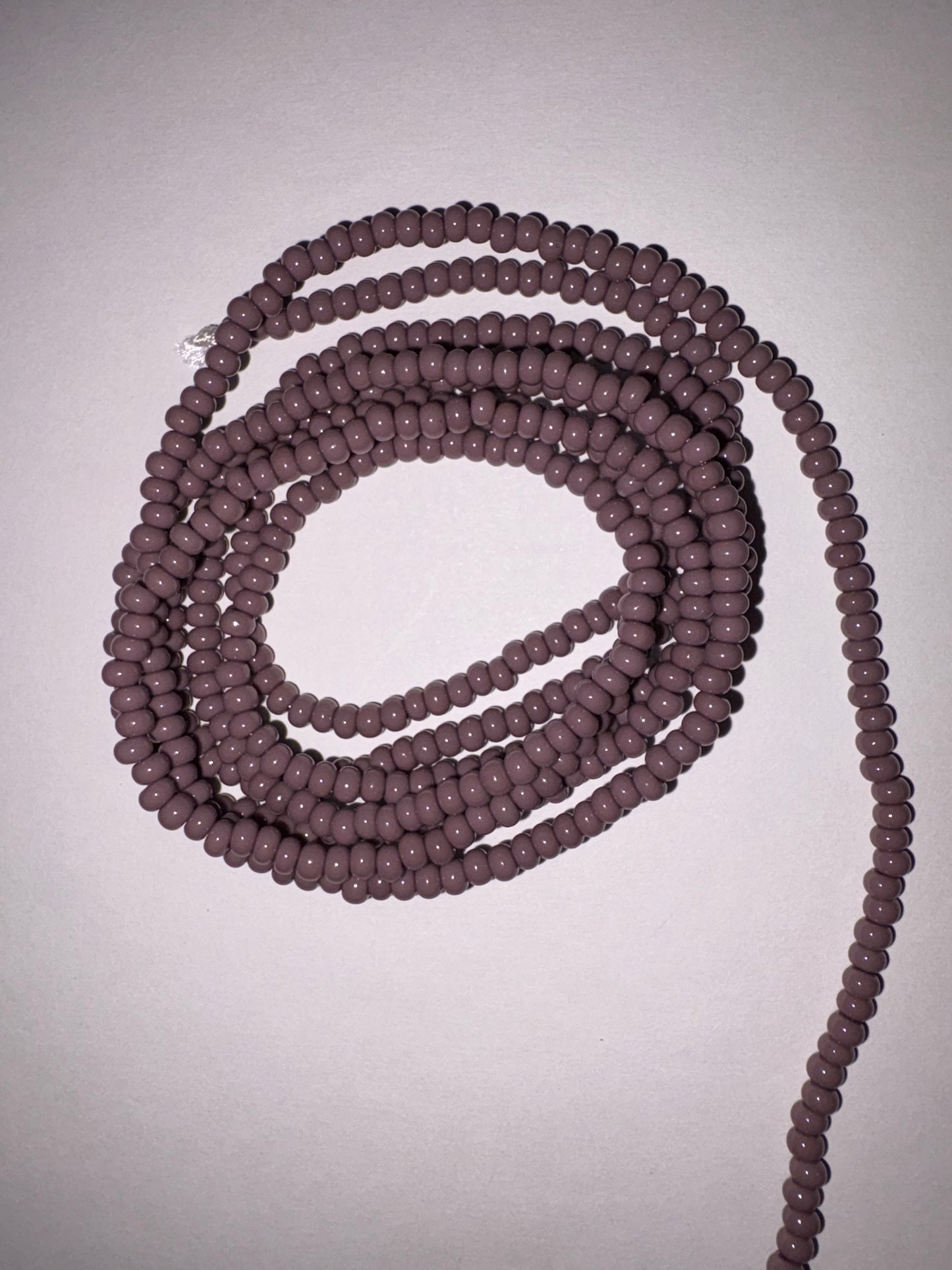 Solid color waistbeads