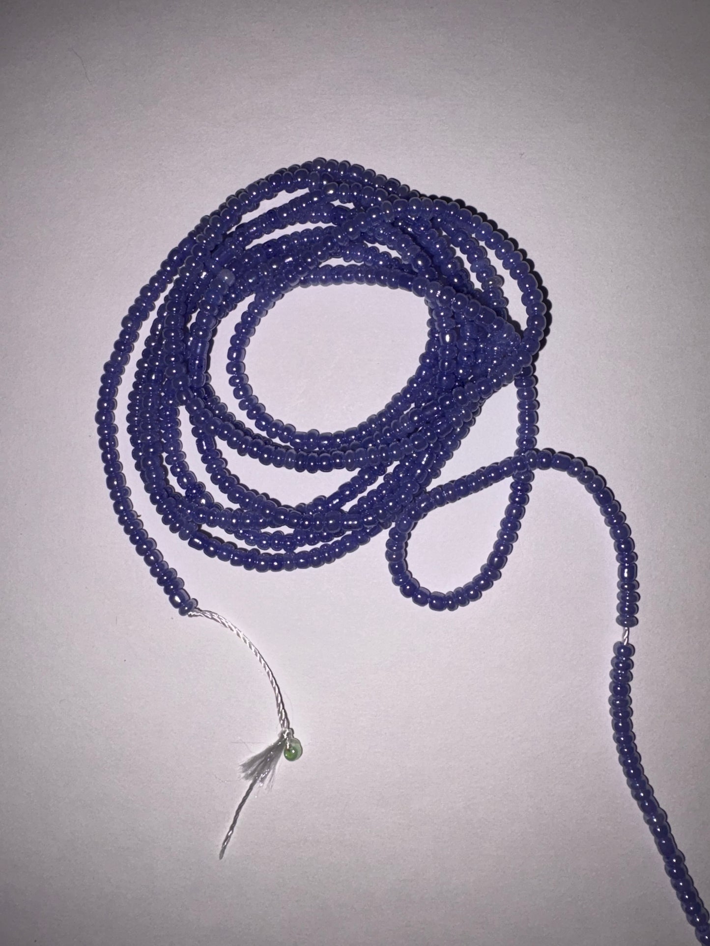 Solid color waistbeads
