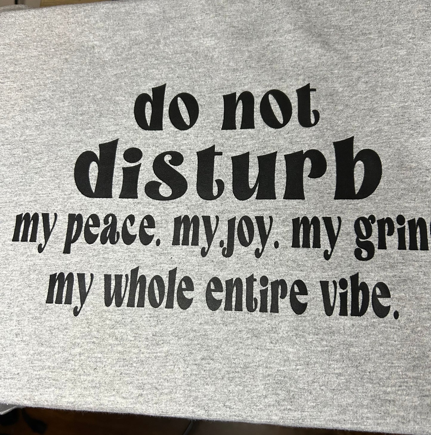 Do not disturb tee