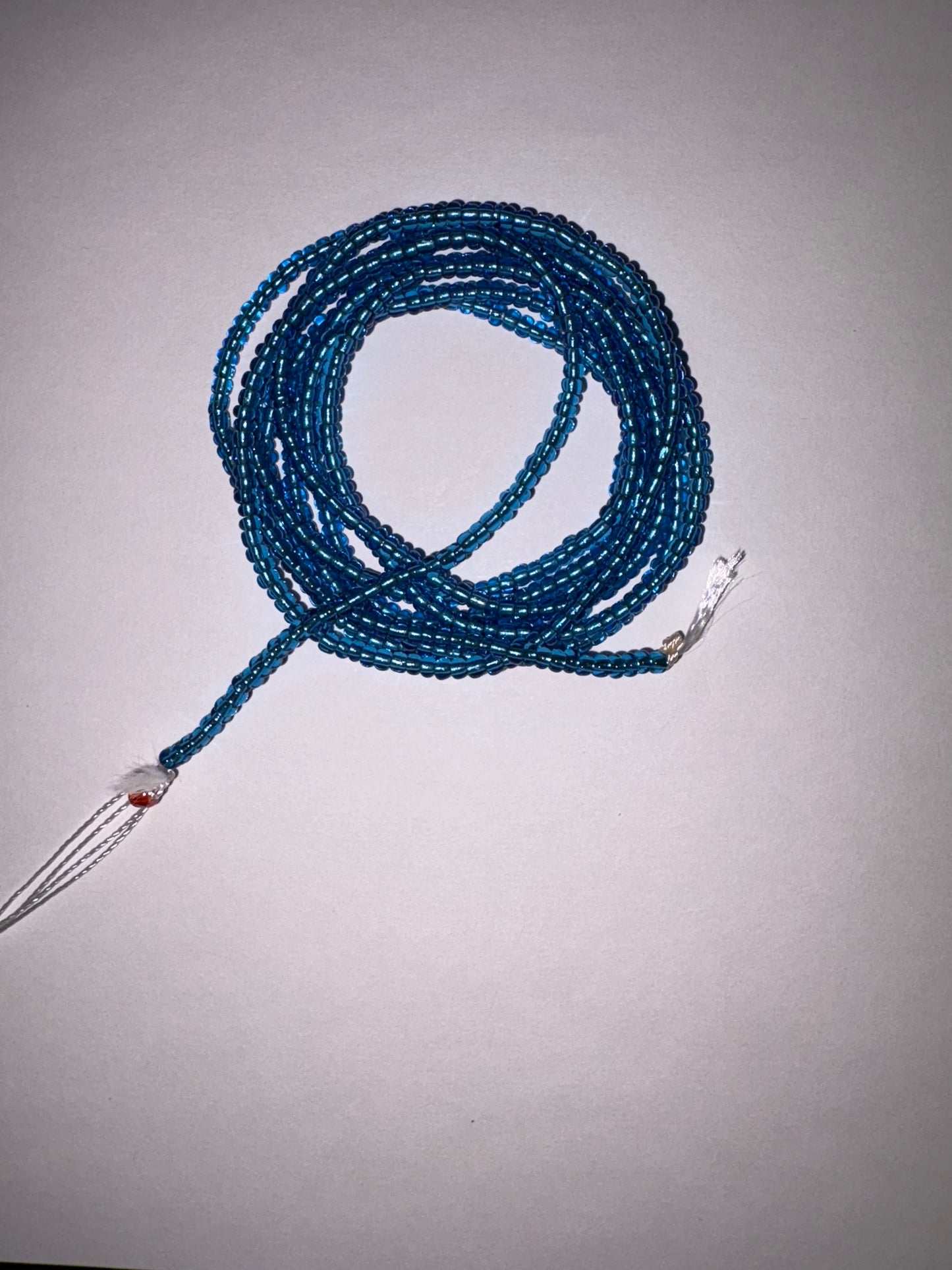 Solid color waistbeads