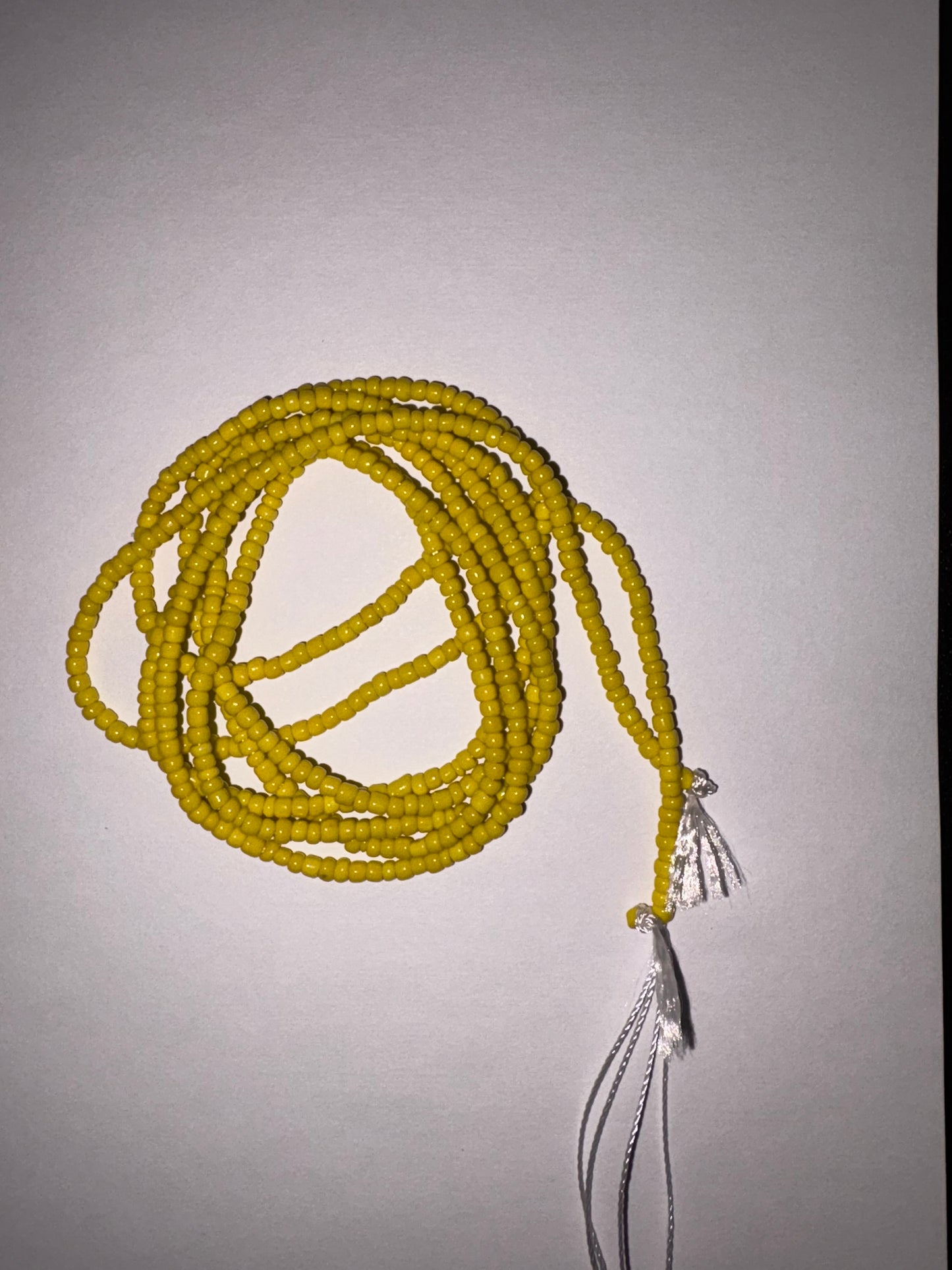 Solid color waistbeads