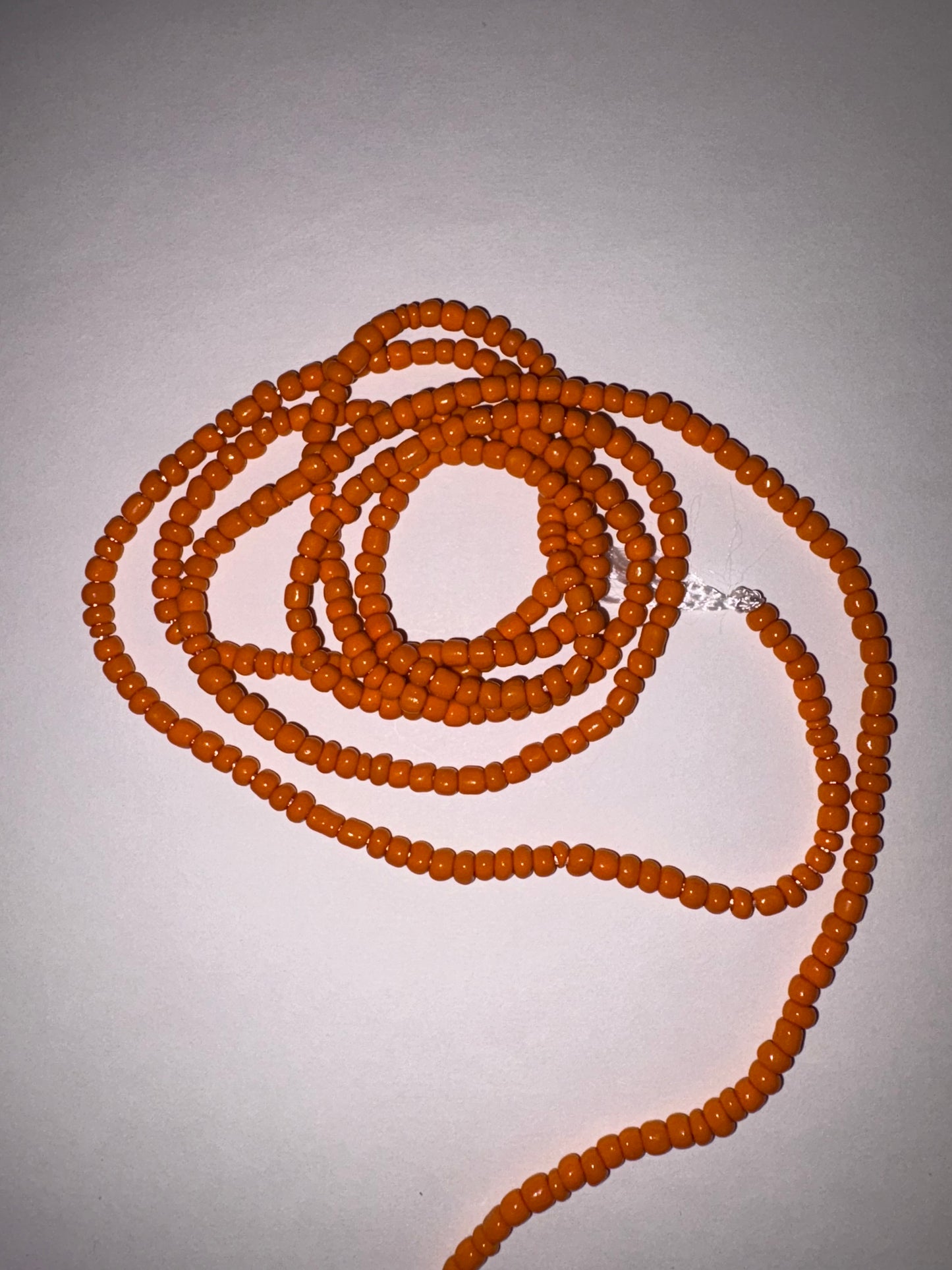 Solid color waistbeads