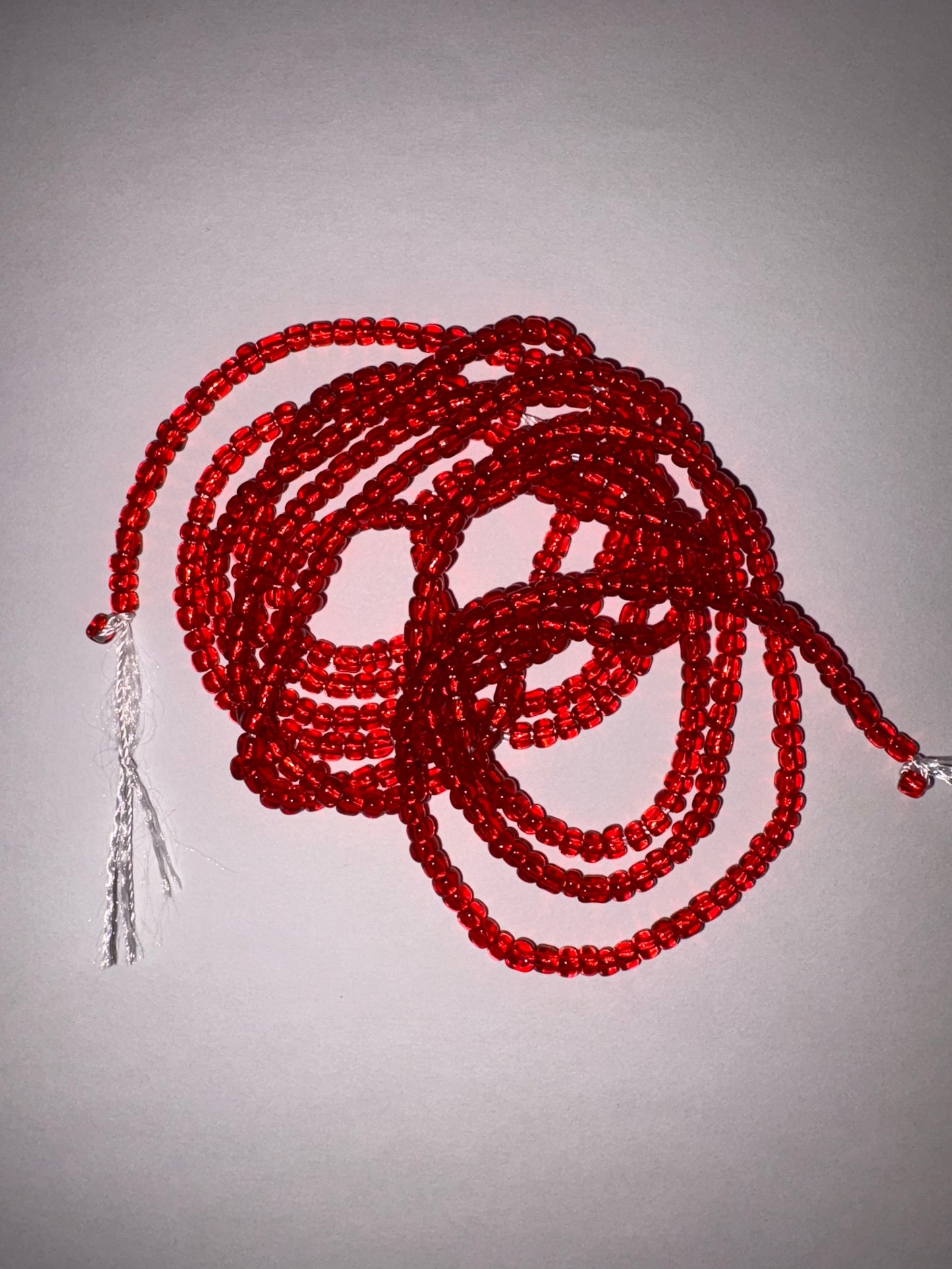 Solid color waistbeads