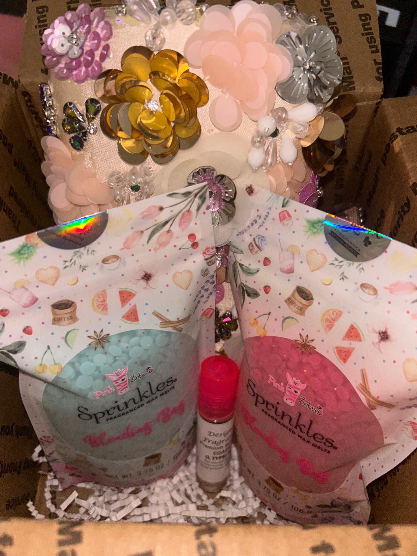 Esha’s custom box