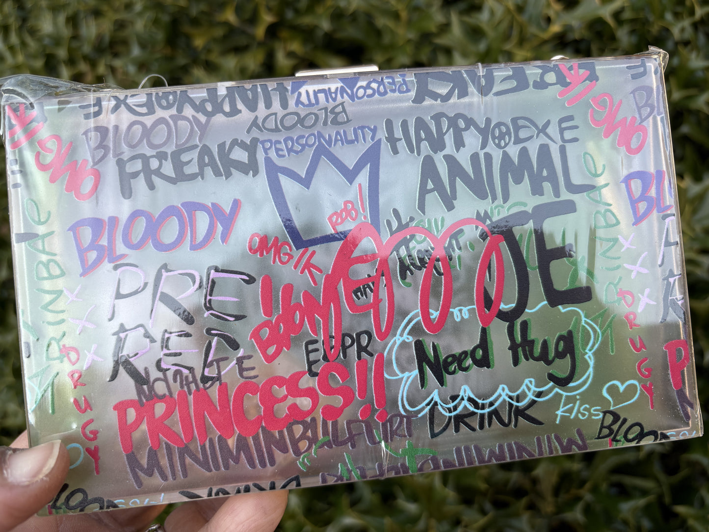 Graffiti shoulder bag