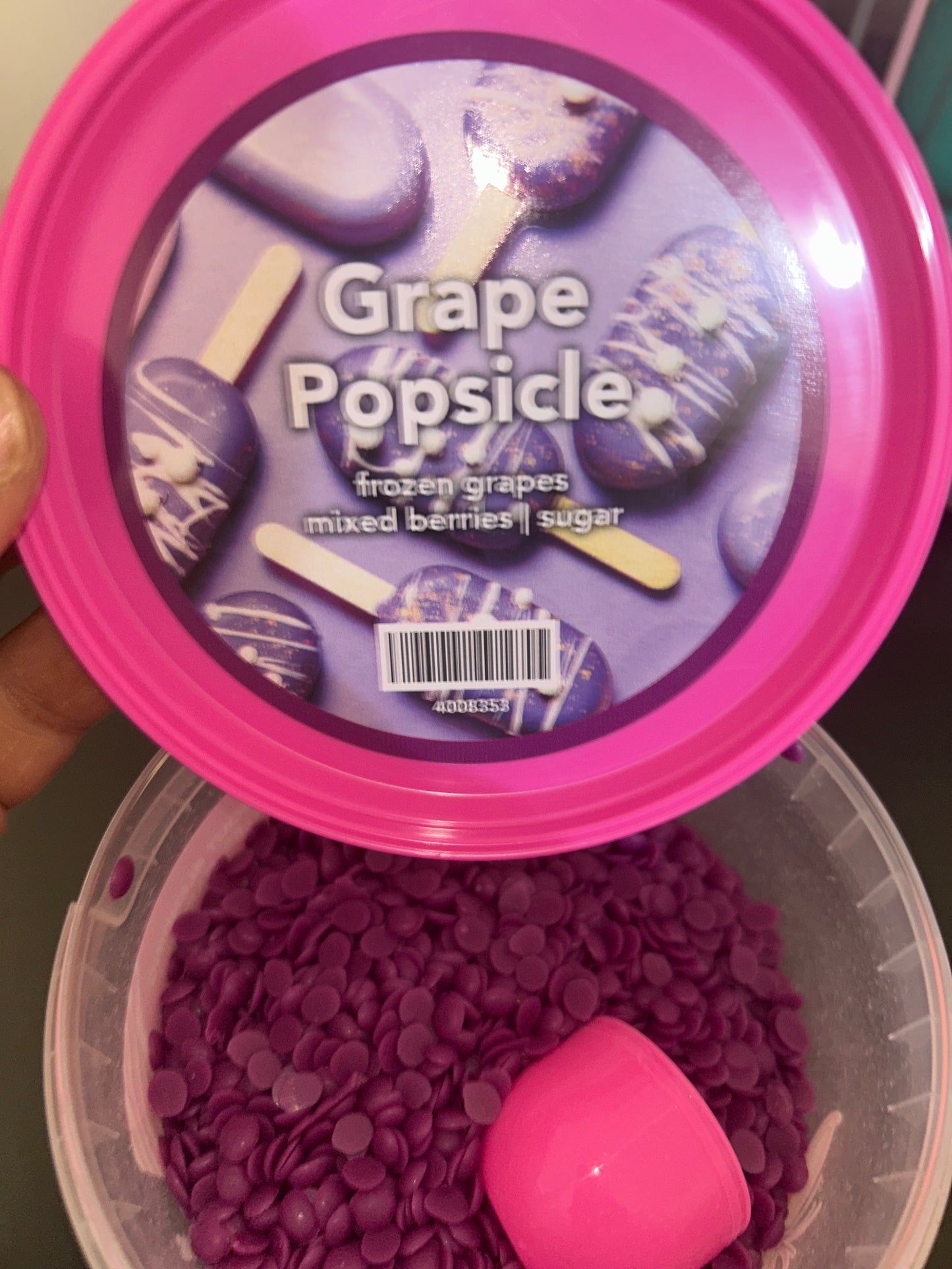 Grape ๐ popsicle