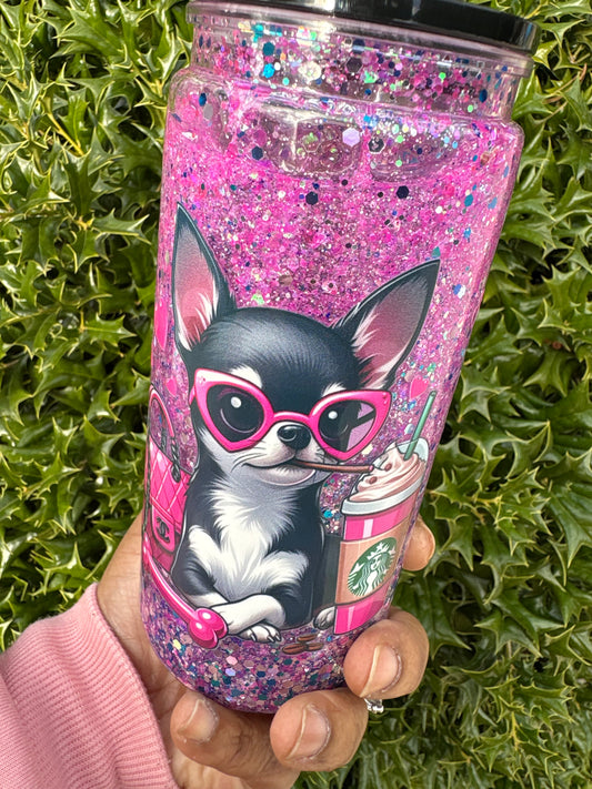 Starby dog 16oz plastic