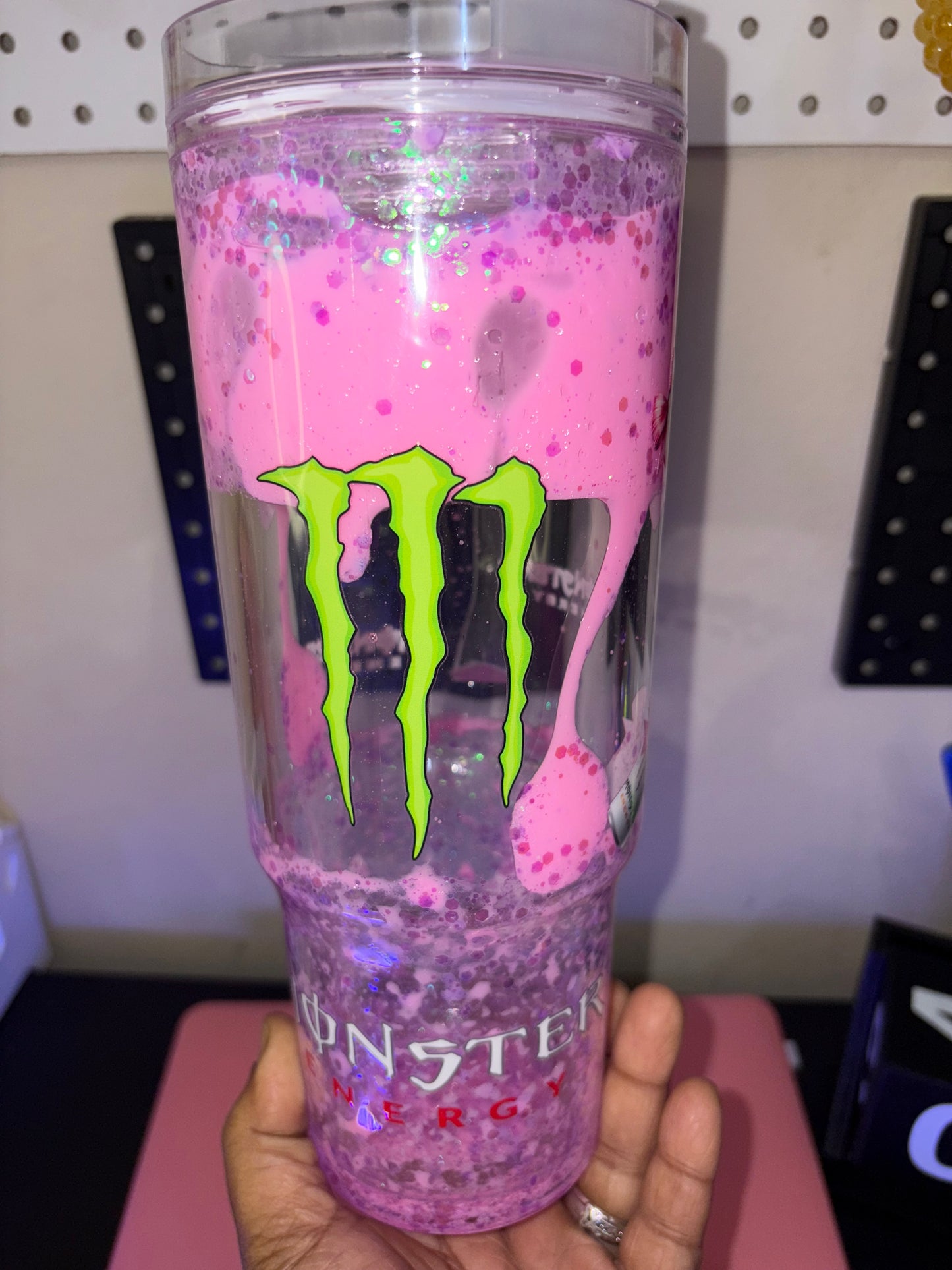 40oz monster snow globe