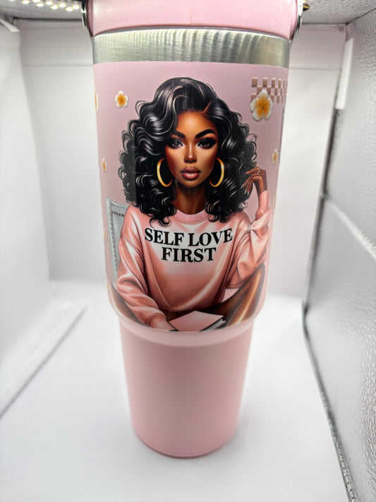 Self love 30oz water bottle